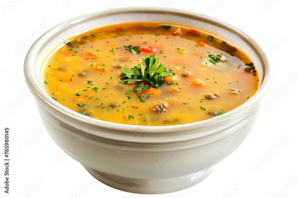 soup breakfast
.isolated on white background