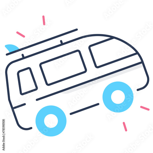 Surf Van Icon