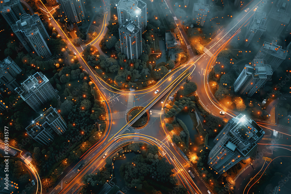 Smart technologically advanced city of energy, transportation, and communication systems. Smart technologically advanced city of energy, transportation, and communication systems.