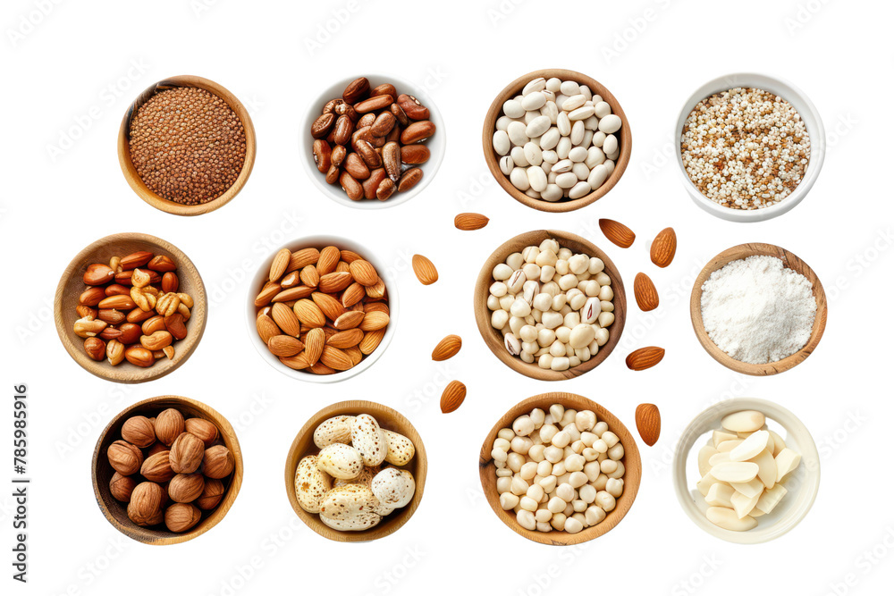 Set of natural food high
.isolated on white background Set of natural food high
.isolated on white background