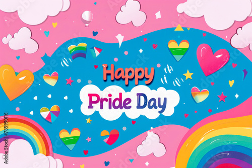 Happy pride day celebration