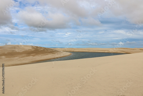 sand dunes in national park-lenóis maranhenses