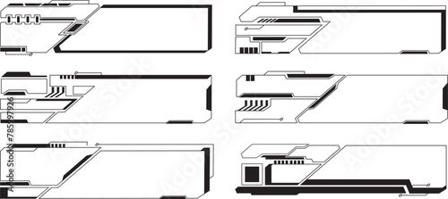 インターフェイスフレーム枠セット
