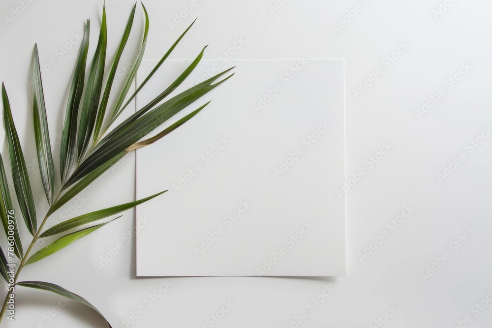 Blank paper mockup created with Generative AI Blank paper mockup created with Generative AI