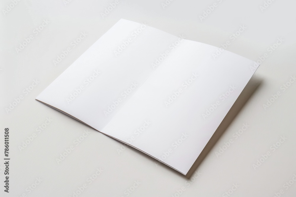 Blank paper mockup created with Generative AI Blank paper mockup created with Generative AI