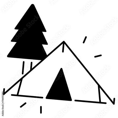 Tent Icon © iconfield