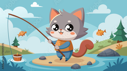 cute-little-cat-fishing
