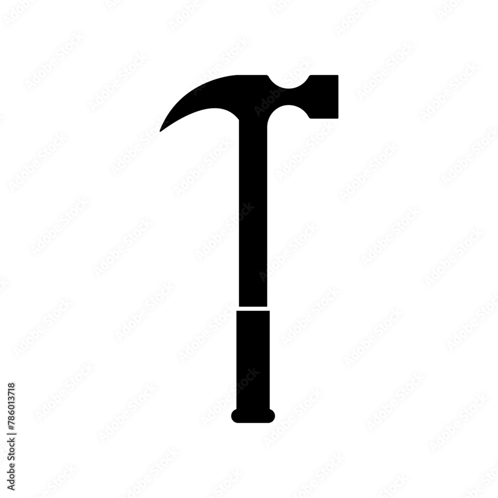 Hammer icon vector. Repair illustration sign. Tool symbol or logo. Hammer icon vector. Repair illustration sign. Tool symbol or logo.