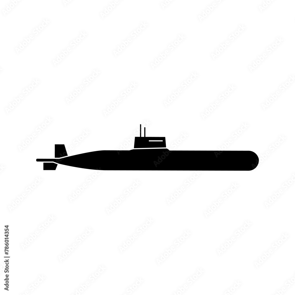 Submarine icon vector. Bathyscaphe illustration sign. Fleet symbol or logo. Submarine icon vector. Bathyscaphe illustration sign. Fleet symbol or logo.