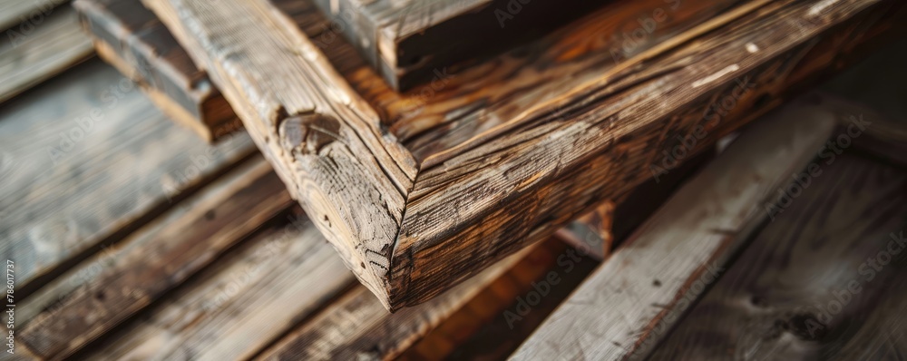 wooden picture frames in a rustic arrangement, embodying memories and stories wooden picture frames in a rustic arrangement, embodying memories and stories