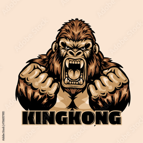 Roaring Angry Kingkong, Angry Gorilla