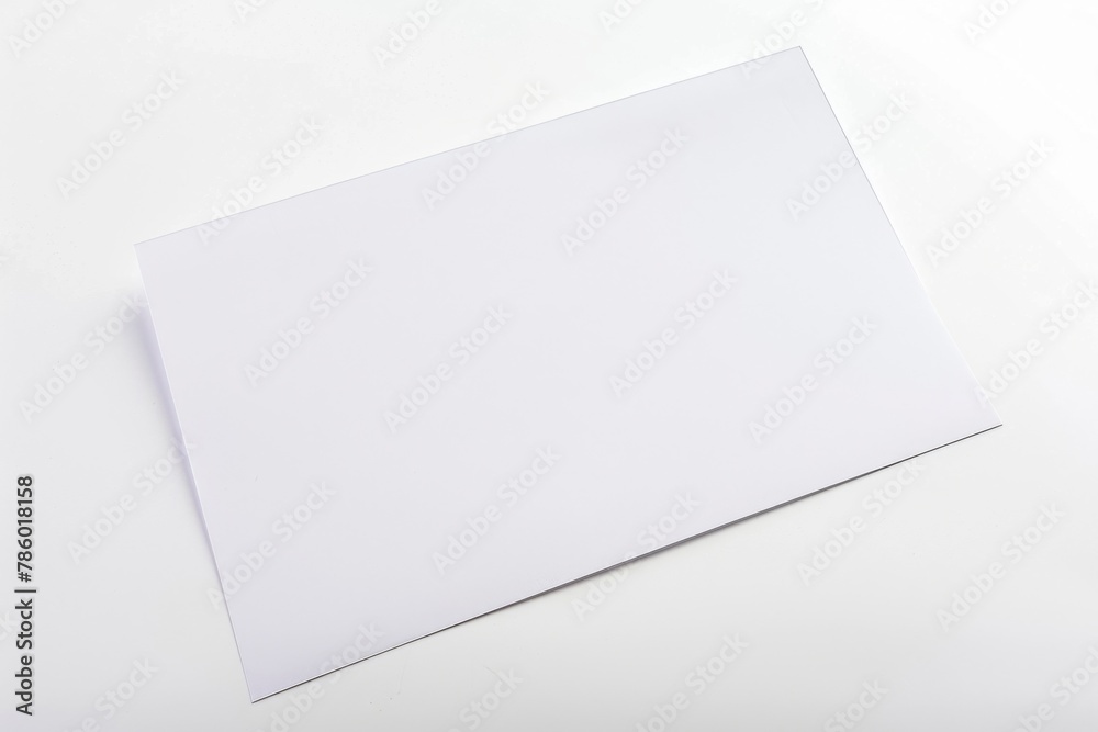 Blank paper mockup created with Generative AI Blank paper mockup created with Generative AI