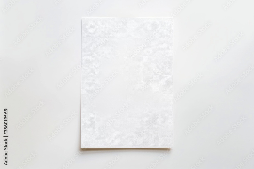 Blank paper mockup created with Generative AI Blank paper mockup created with Generative AI