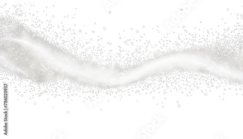 white sugar on white background photo