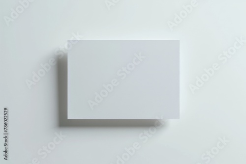 Blank paper mockup created with Generative AI © dendyh7