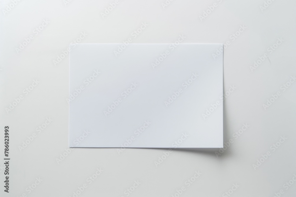 Blank paper mockup created with Generative AI Blank paper mockup created with Generative AI