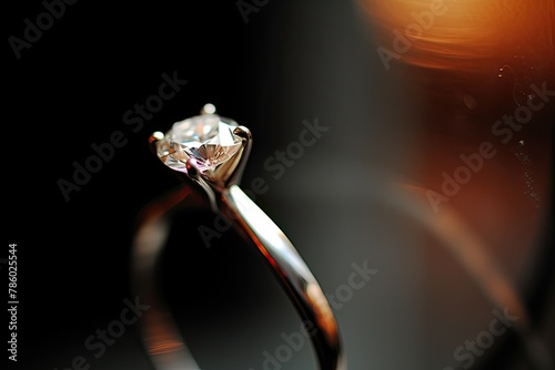 A close up of a diamond ring