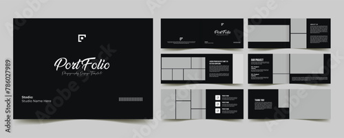 modern photography landscape portfolio layout design for photo collection portfolio brochure 
