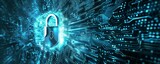 Unbreakable encryption through quantum cryptography, setting the future standard for data security in cybersecurity.