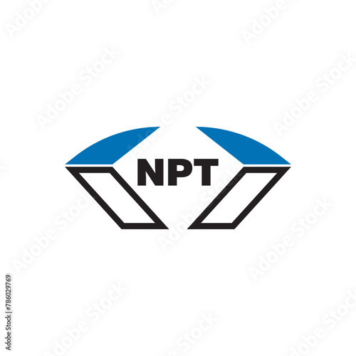 Free Download NPT letter logo design on white background. NPT logo. NPT creative initials letter Monogram logo icon concept. NPT letter design - GFXLoad