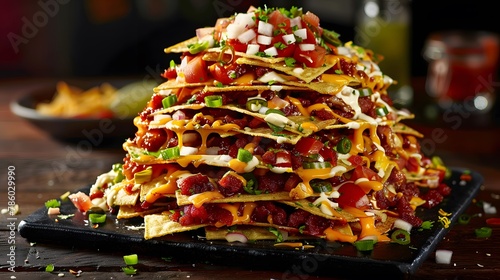 Nachos Delight: Layers of Flavor and Crunch