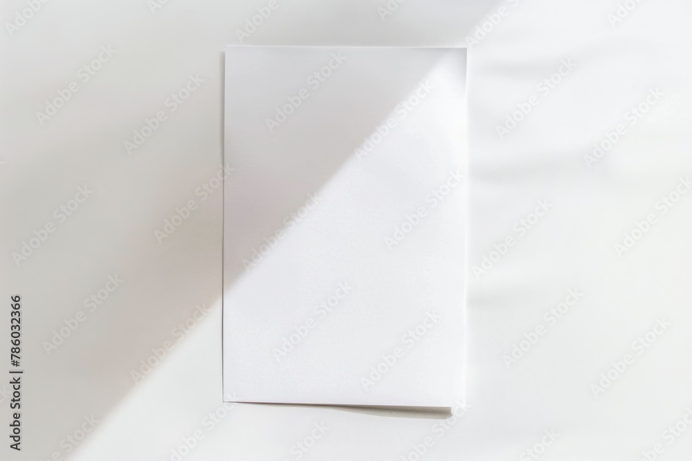 Blank paper mockup created with Generative AI Blank paper mockup created with Generative AI