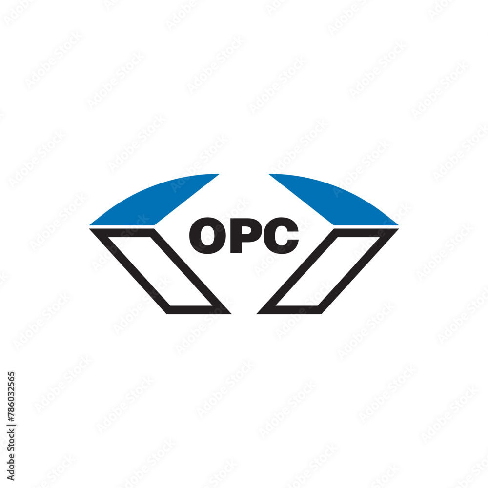 OPC letter logo design on white background. OPC logo. OPC creative initials letter Monogram logo icon concept. OPC letter design OPC letter logo design on white background. OPC logo. OPC creative initials letter Monogram logo icon concept. OPC letter design