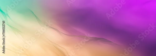 Abstract vibrant color waves, flowing energy background. Wide banner.