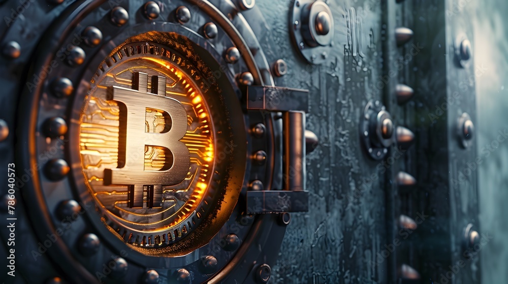 Secure Cryptocurrency Storage Solution Revealed Behind Dramatic Vault Door