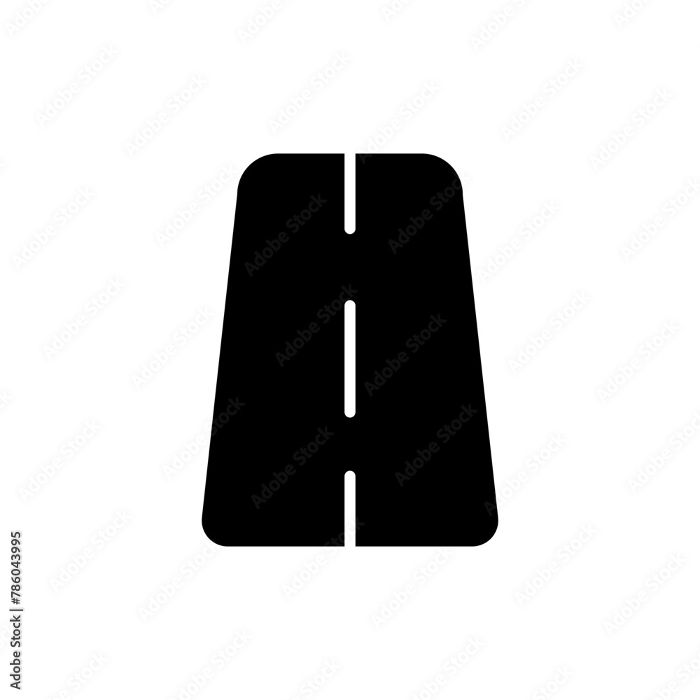 road glyph icon