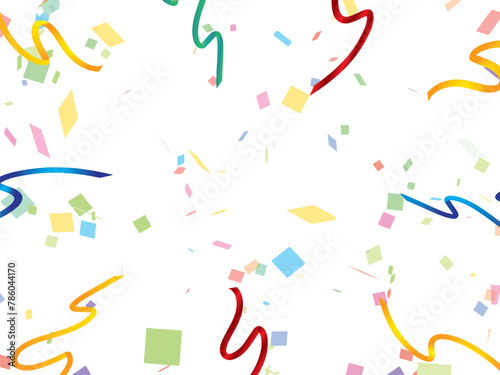 紙吹雪漫画背景