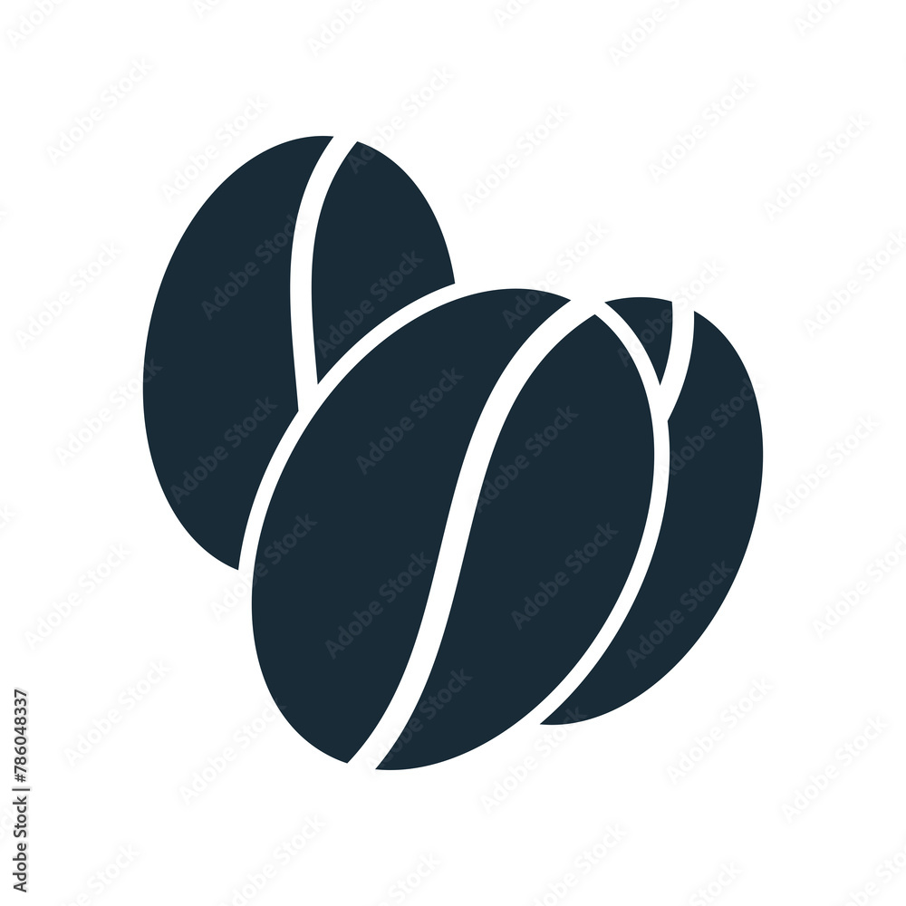 Coffee Beans Icon Design Template Elements Coffee Beans Icon Design Template Elements