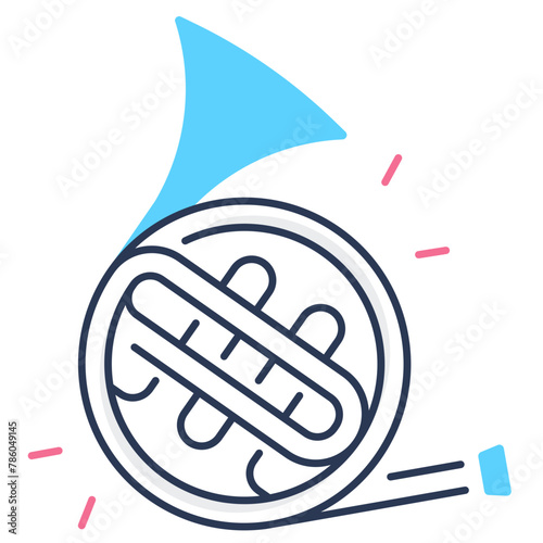 French Horn Icon photo