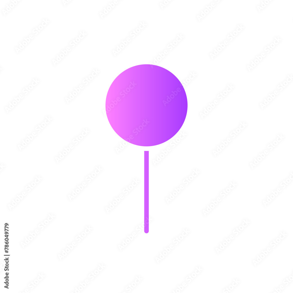 pin gradient icon pin gradient icon
