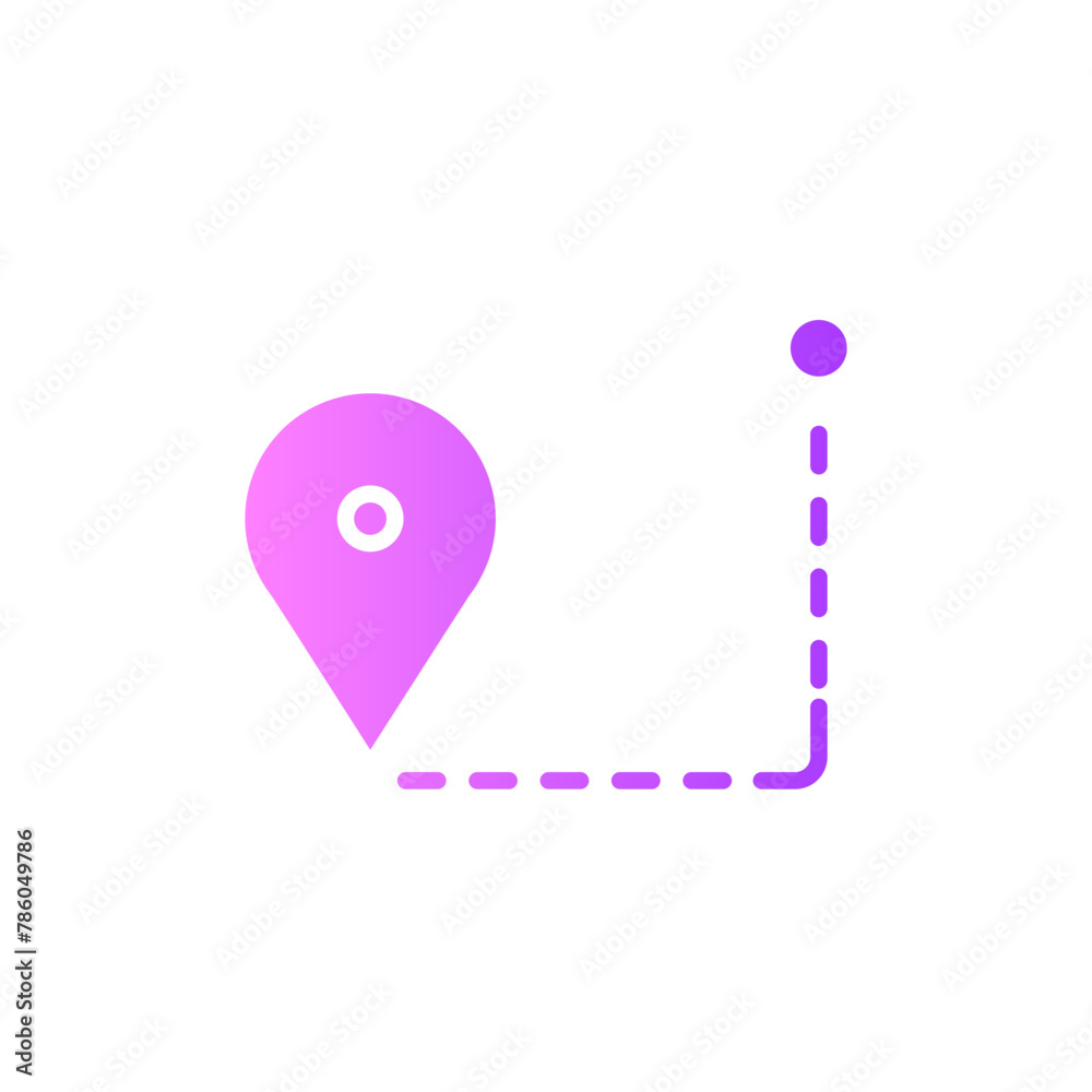 map gradient icon map gradient icon