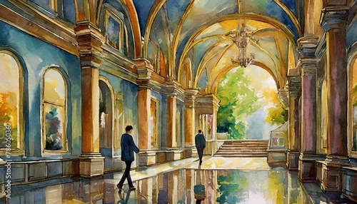 Picture yourself strolling through a museum, your thoughts wandering freely (your feet perhaps tingling from your leisurely pace), when suddenly,