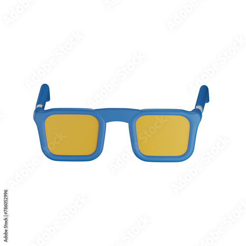 Sunglasses 3D illustration