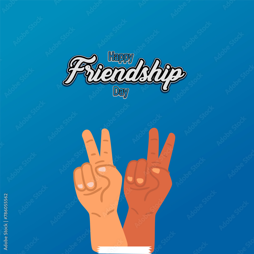 Happy friendship day text effect Happy friendship day text effect