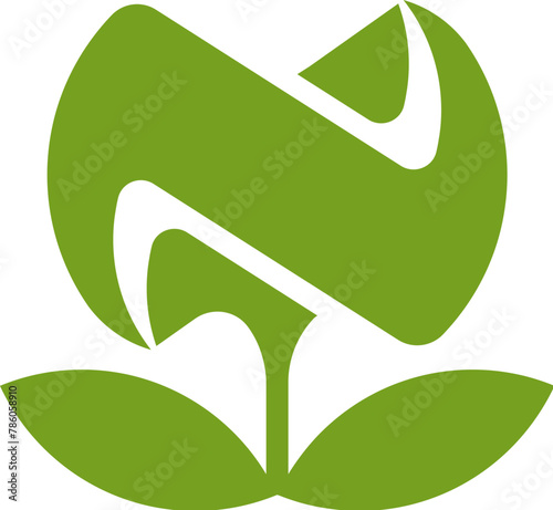 Eco brand company logo © JoyImage