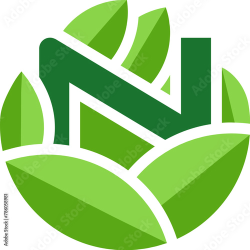 Eco industry logo © JoyImage