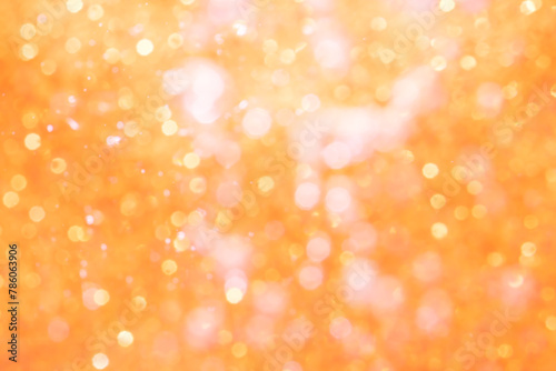 Orange abstract bokeh background