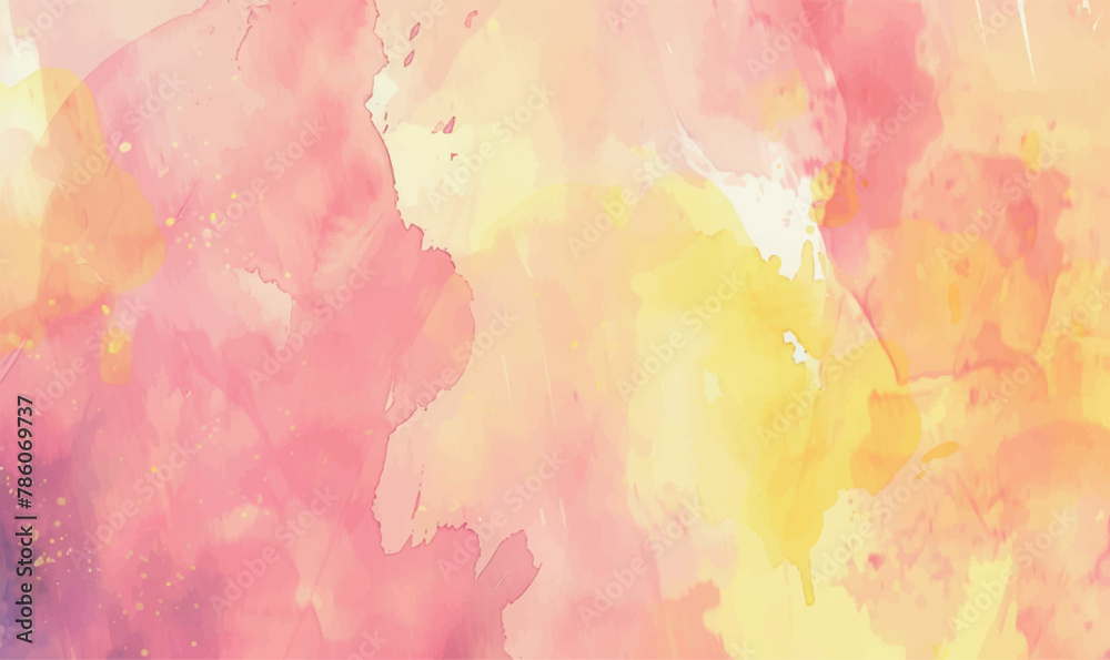 watercolor background brush strokes, pink