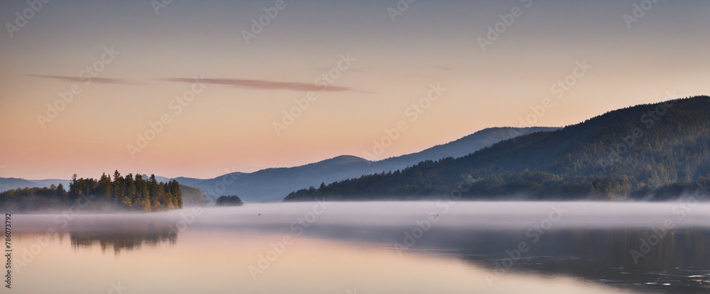 Obraz premium beautiful nature panorama view