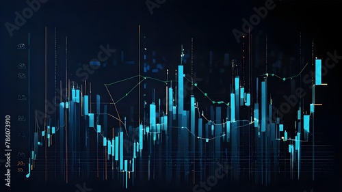 Business Growth Ascends on the Circuit of Technology, Business Ascends Along the Technological Circuit, Business Growth Propelled by Technological Innovation, Business Soars on the Circuitry of Techno