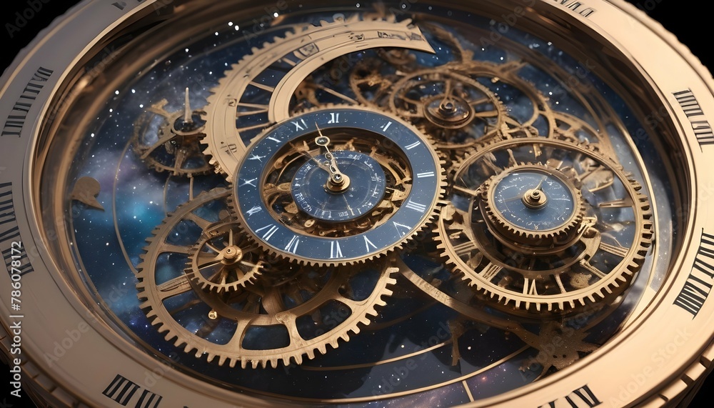 Whirling-Celestial-Timepiece-Adorned-With-Planeta- 3