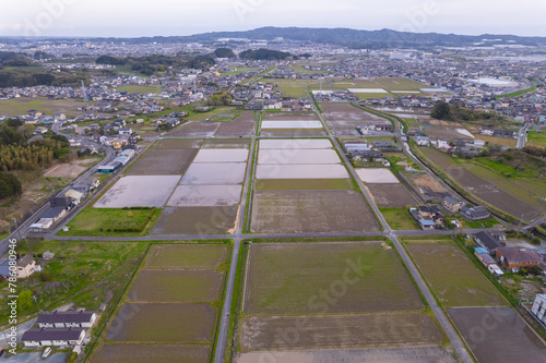 水田_空撮