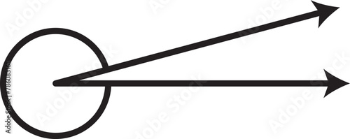 reflex angle vector outline