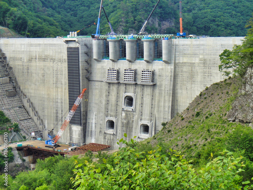 ダム工事現場　八ッ場ダム