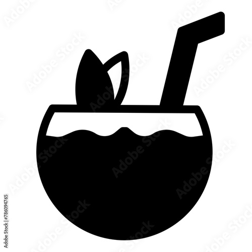 coconut drink icon