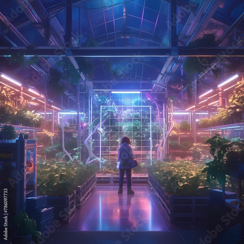 Discover the Future of Agriculture - A Visionary Researcher Explores an Advanced Indoor Farm